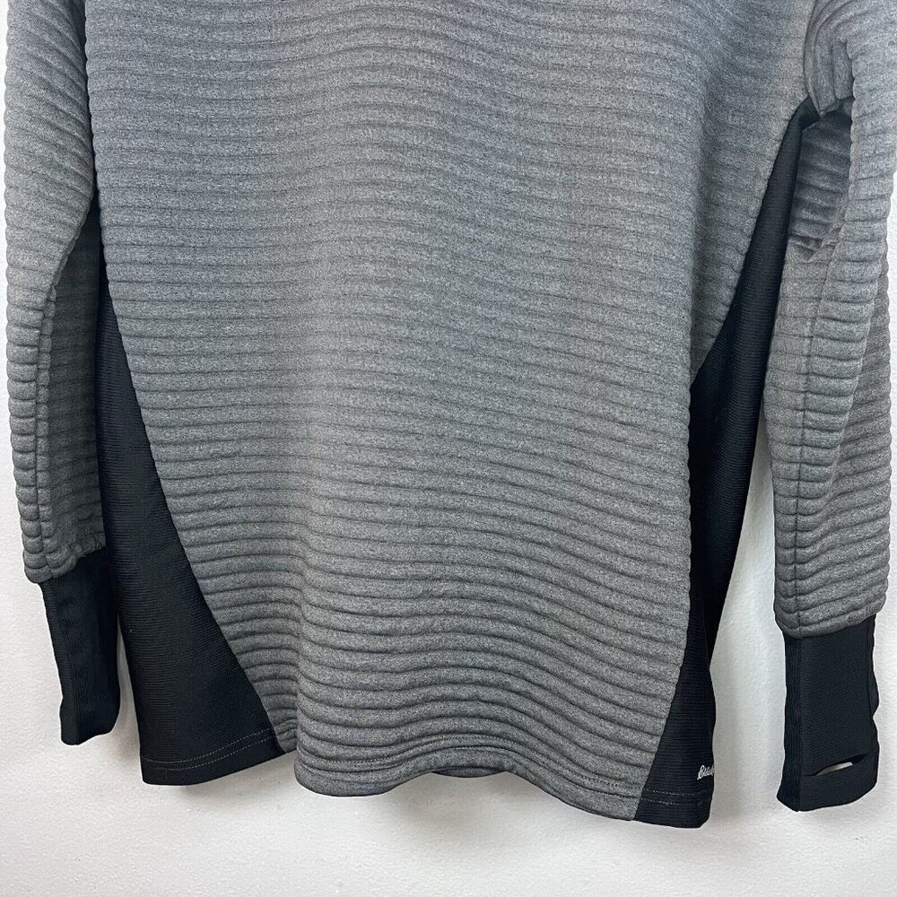 Eddie Bauer Women’s M Gray Cowl Neck Top Stretchy Knit Tunic FREEDRY Shirt - Picture 5 of 11